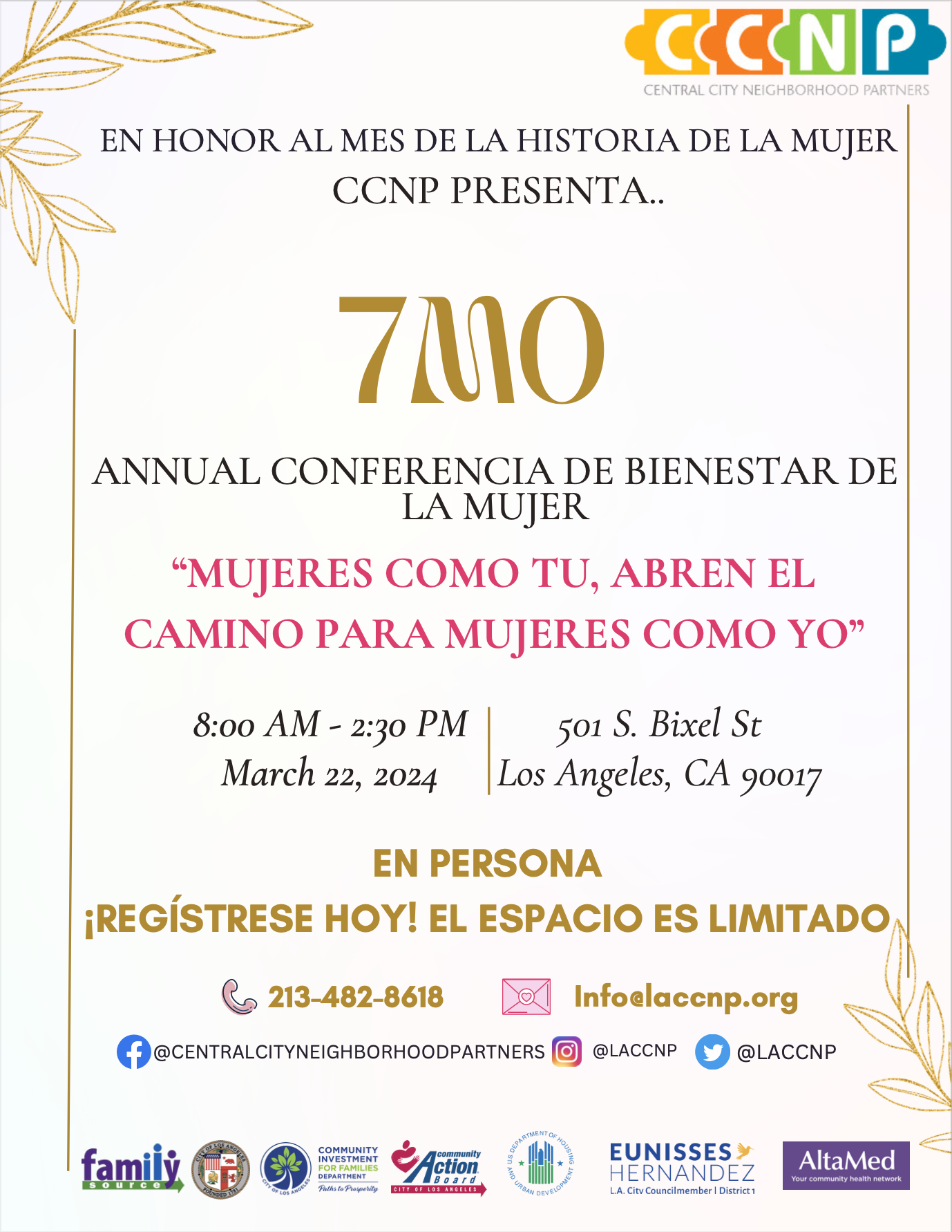 7mo Annual Conferencia De Bienestar De La Mujer
